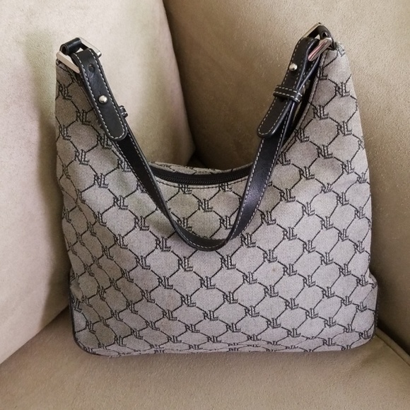 Ralph Lauren Small Hobo Shaped Bag. Classic - Picture 3 of 4